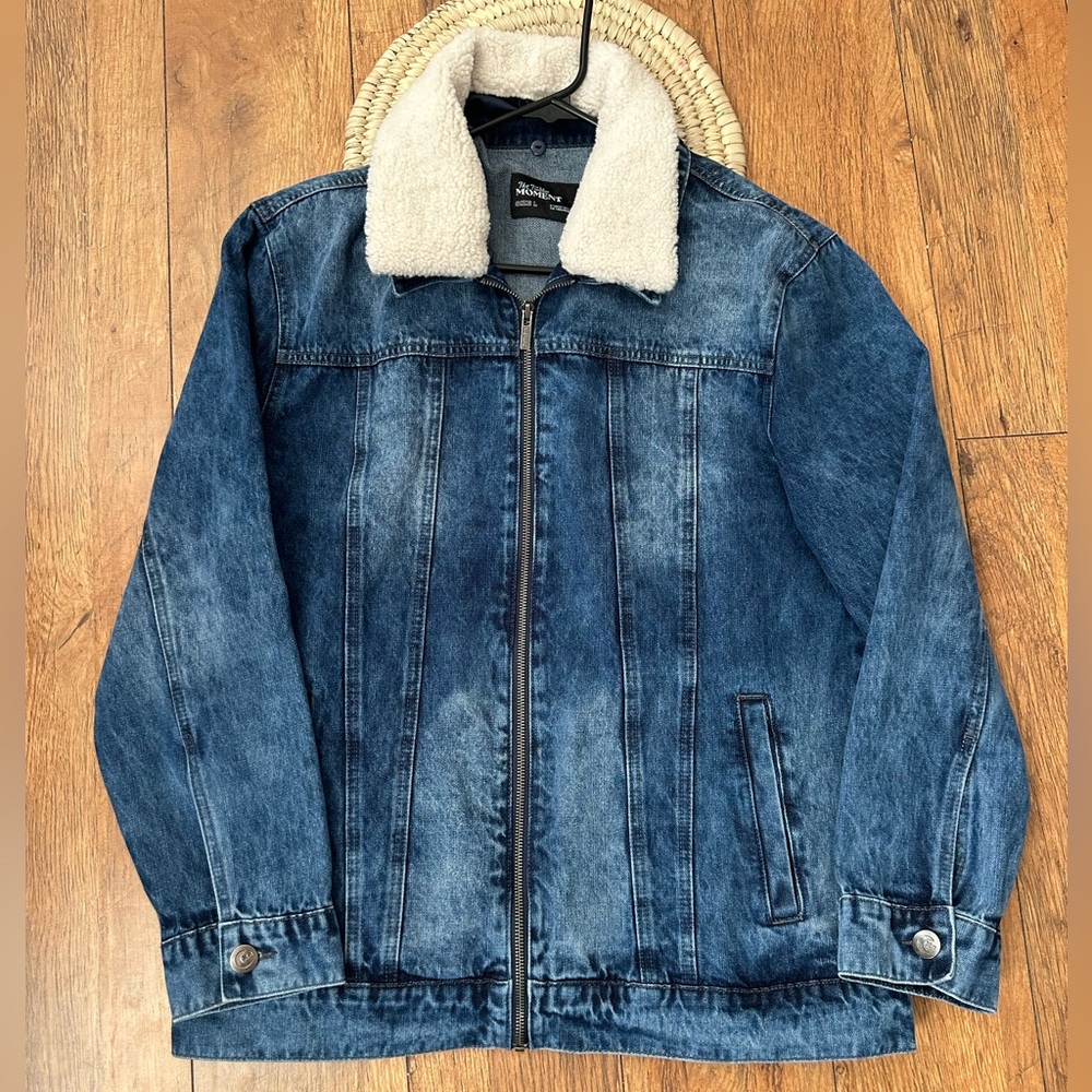 Denim Jacket collab By the Sea with the Tubbo Moment with Unique Painted Design